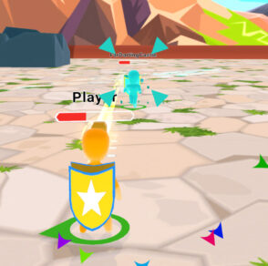 Hyper casual 3d game Hammer Brawl